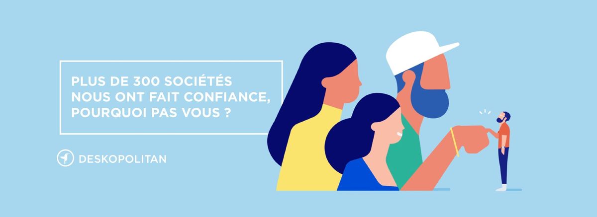 Espace de coworking Deskopolitan Château d'Eau à Paris